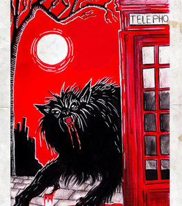 Werewolf in London 8x10 Fine Art Print