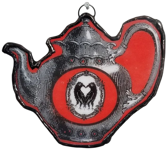 The Poison Teapot Glass Ornament