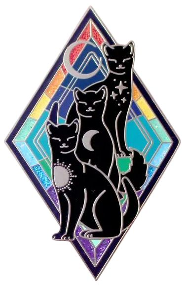 Art Nouveau Rainbow Cats