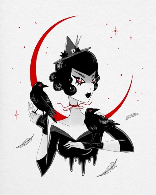 Raven 8x10 Art Print