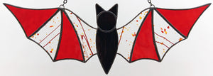 Bat Suncatcher - Red Splash