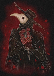 Romantic Plague Doctor 8x10 Art Print