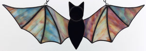 Stained Glass Bat Suncatcher - Watercolor