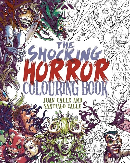 Shocking Horror Coloring Book