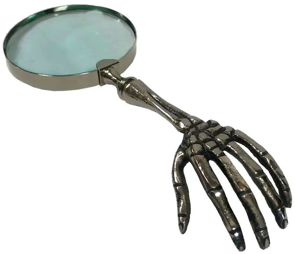 Skeletal Hand Magnifying Glass