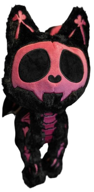 Skelekitty Plushie - Pink