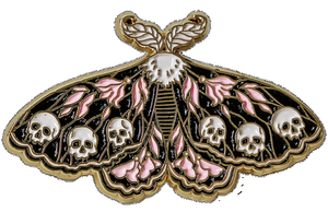 Moth and Skulls