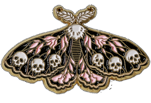 Moth and Skulls