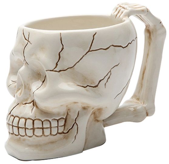 Ceramic Skull Mug