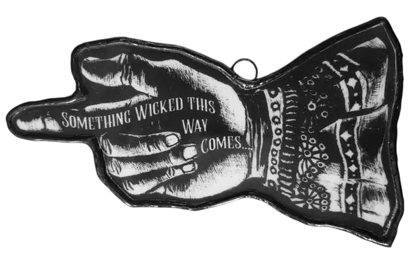 Something Wicked Petite Glass Ornament