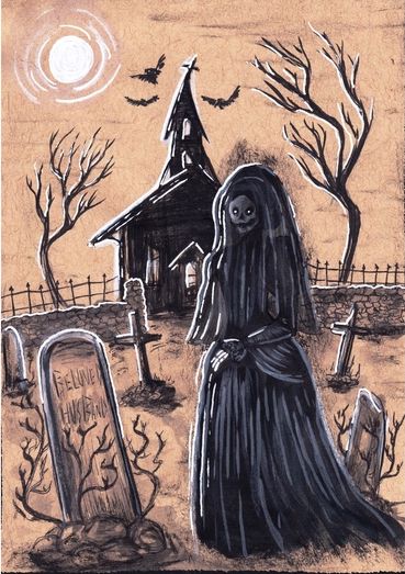 The Tombstone Widow 8 x 10 Signed Art Print