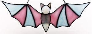 Bat Suncatcher - Trans Pride
