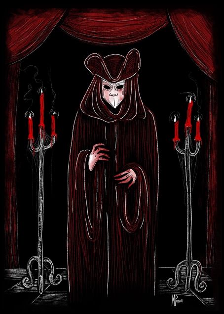 Venetian Mask 8x10 Art Print