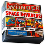 Space Invaders! Retro Science Fiction Coaster Set