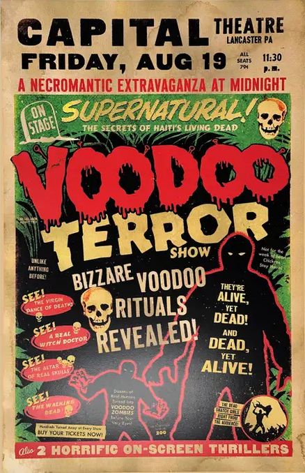 Voodoo Terror Show Print