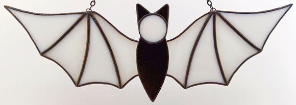 Carnival Bat Suncatcher - Shades of White