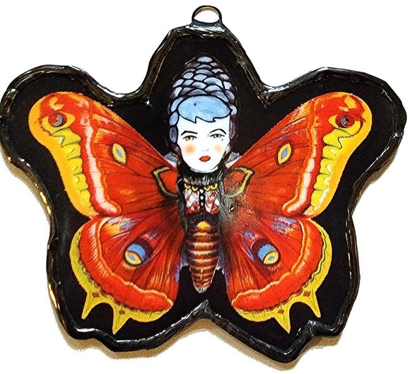 Winged Benefactor Glass Ornament