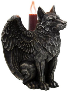 Wolf Gargoyle Candleholder