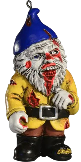 Zombie Gnome Ornament