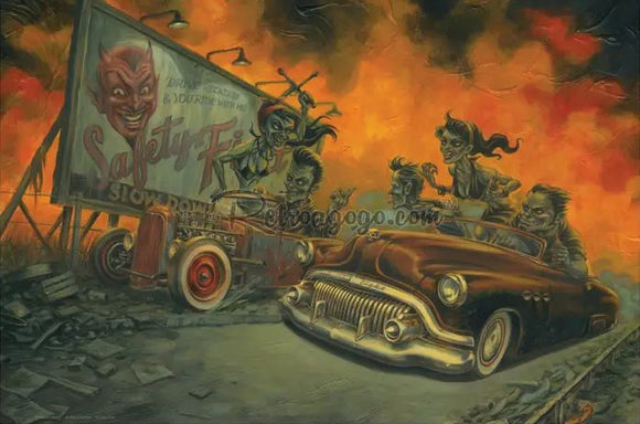 Zombilly Drag Artist-Signed Print