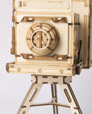 Vintage Camera Storage Box 3-D Wood Puzzle Kit