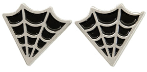 Cobweb Collar Point Lapel Pin Set