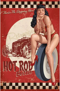 Hot Rod Bettie Print