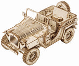 Vintage Army SUV 3D Puzzle Kit