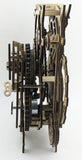 Steampunk Owl Wood Pendulum Clock Kit