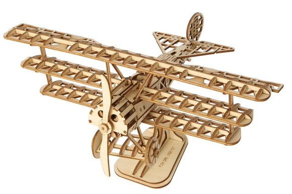 Triplane 3-D Wood Puzzle Kit