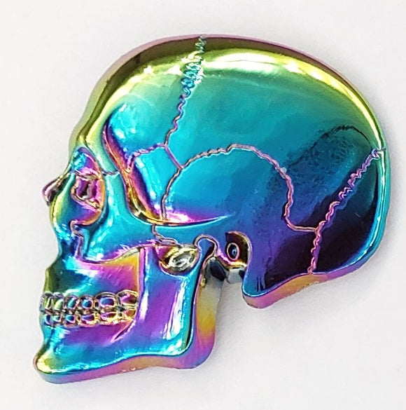 Rainbow Anodized Skull
