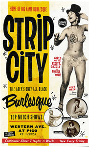Strip City Burlesque Print